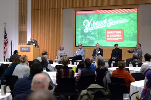 Panel discussion during the 2025 Vibrant Success Stories event